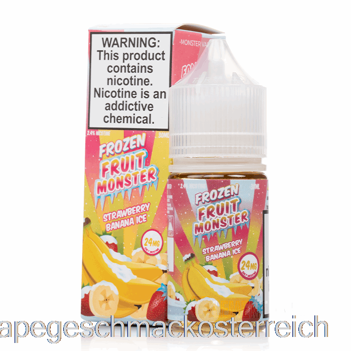Eis-Erdbeer-Banane – Gefrorene Frucht-Monstersalze – 30 Ml, 48 Mg Vape-Geschmack